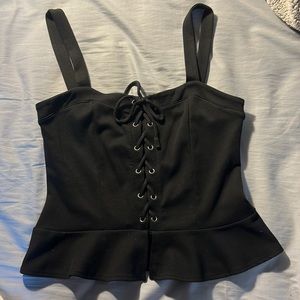 black tank top